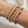Luxe Triangle Eternity Bracelet