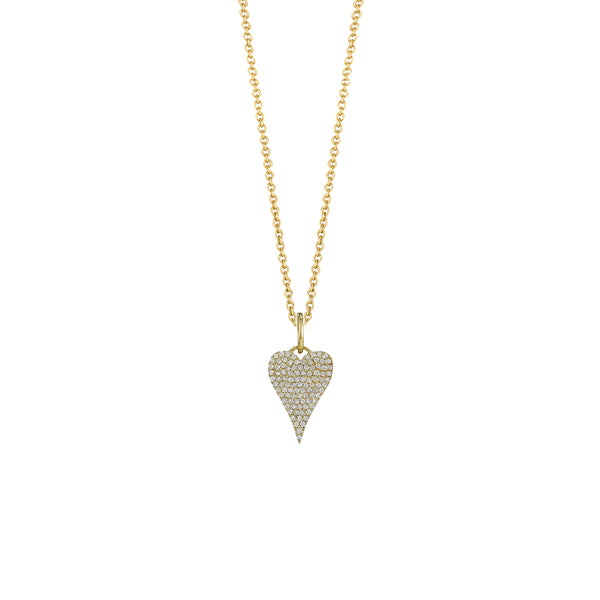 Mini Diamond Heart Pendant Necklace