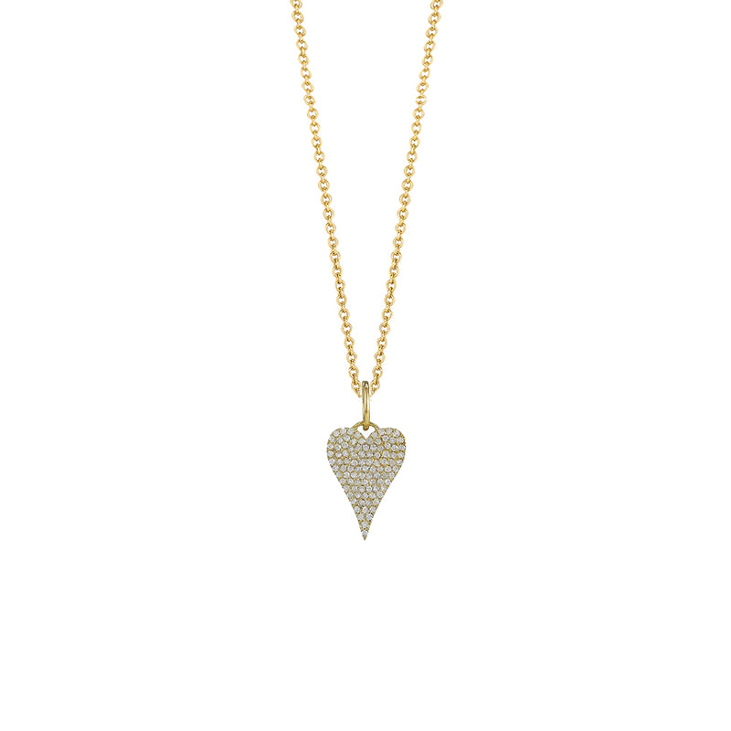 Mini Diamond Heart Pendant Necklace