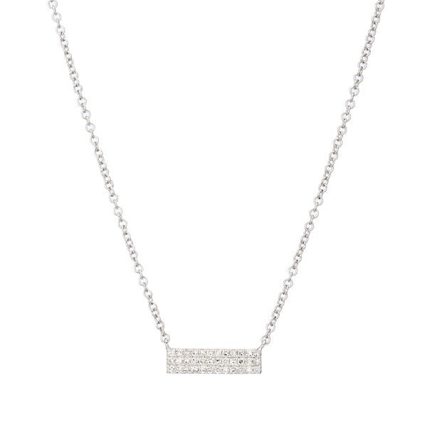 Diamond Bar Necklace