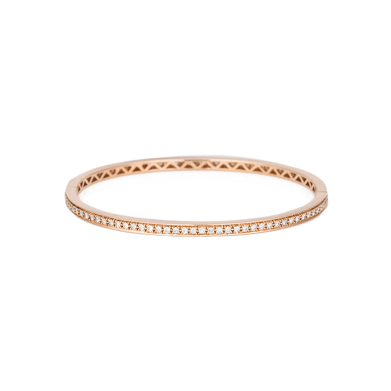 Yellow Gold Diamond Eternity Bangle