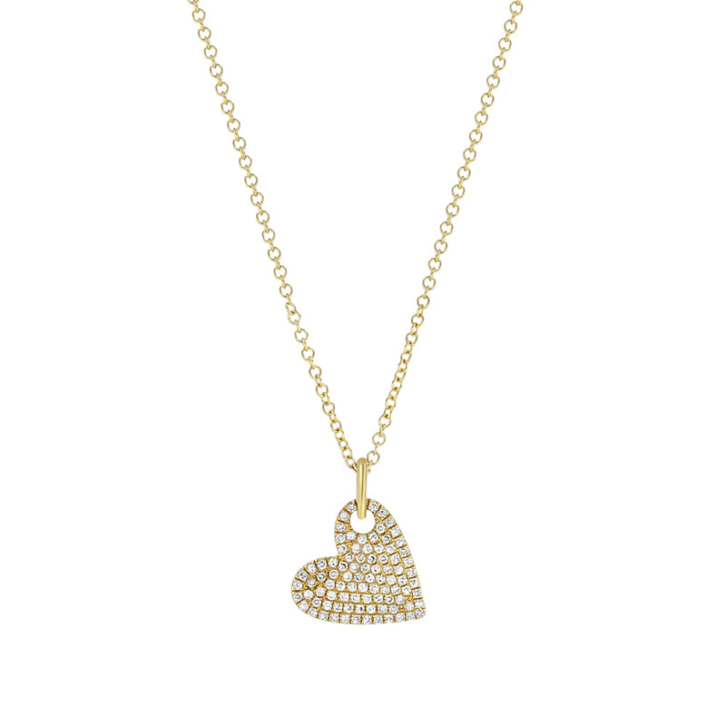 Diamond Mini Heart Pendant Necklace