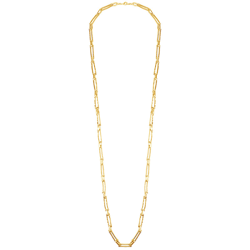 Gold Plated Link Chain Necklace