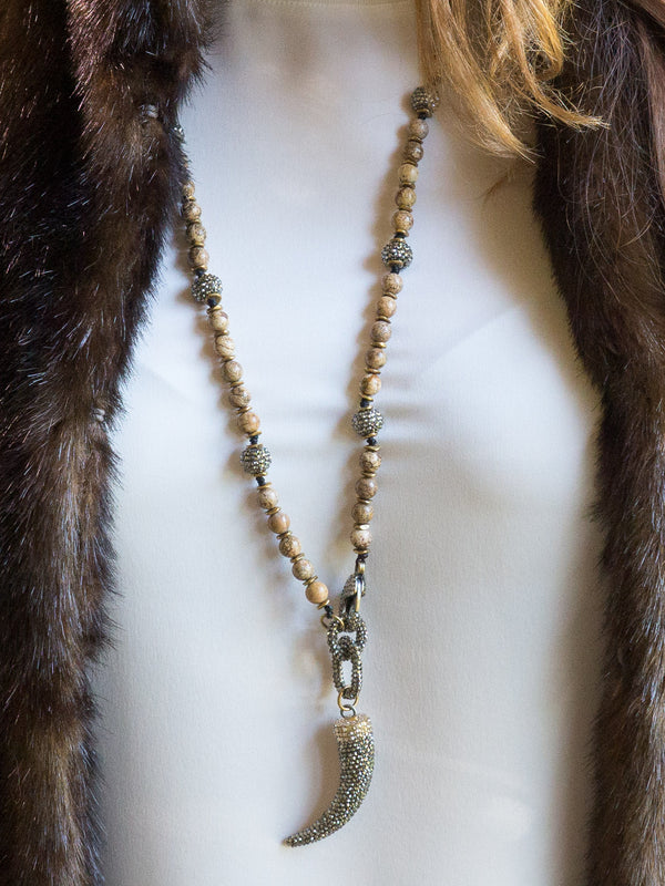 Swarovski Horn Statement Necklace