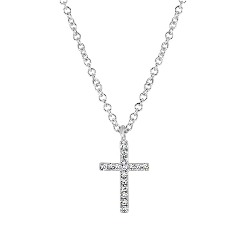 Diamond Cross Pendant Necklace