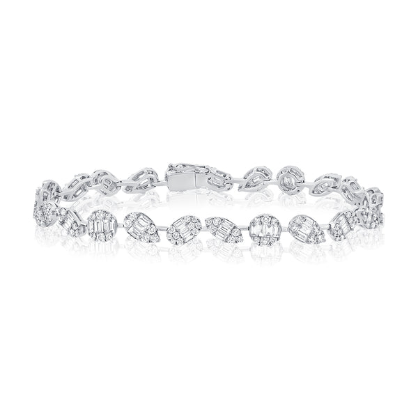 Luxe Diamond Baguette Bracelet