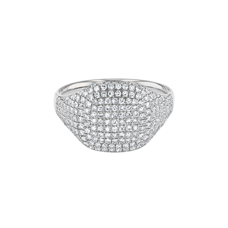 Signet Diamond Ring